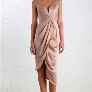 Zimmermann sueded silk plunge prom dress